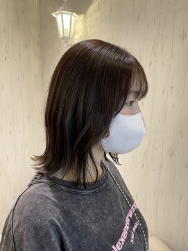 ラ ブランシュ 大宮(La Blanche) 大宮/ワインレッド/マロンベージュ/ボブ/レイヤー/韓国ヘア