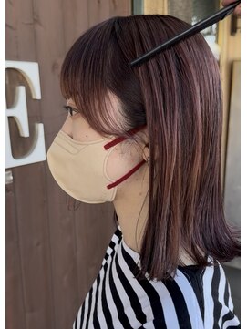 エミュー(EMUE) 艶感バイオレット×ぱつっとライン