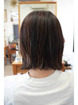 フェルト(FELT) 切りっぱなしボブ×ハイライト