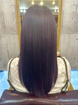 アムレヘアーエタ(amule hair eta) 【amule hair eta】ツヤロング×メテオカラー