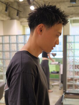 ノル 栄矢場町(nol) 刈り上げスパイキーショート