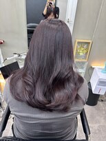 ファビ 渋谷(Fab) くびれヘア/暗めカラー/アプリコットオレンジ/縮毛矯正