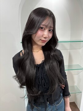 ボタン ハカタ(VOTAN hakata) 暗めカラー/コリアンブラック/レイヤーカット