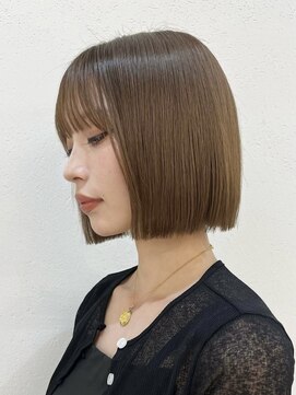 キアラ(Kchiara) 福岡美容室20代30代40代切りっぱなしボブぱつっとボブ