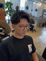 フィッティ 横須賀中央店(fiti)&nbsp;ツイストスパイラルパーマ アップバング 刈り上げ