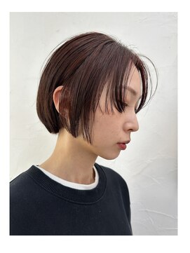 クリコ ヘアーデザイン(CLICQUOT hair design) ボブ　× ピンクブラウン