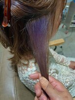 ラピスタ 池袋(Lapista) 韓国ヘアハッシュカットダブルハイライトカラー【Lapista池袋】