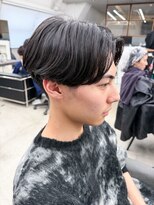 スタートウキョウ 渋谷(STAR TOKYO) 爽やか◎20代フェザーパーマ×ツーブロック黒