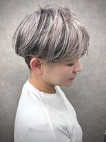 いろあそび 八王子&nbsp;【白髪ぼかし】ホワイト×ローライトブラック