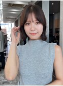 クールショート/レイヤーショート/前髪白髪/20代30代40代50代