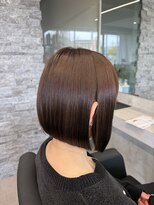 ルーツ ヘアデザイン(Roots hair design)&nbsp;前下がりボブ＋ケアカラー＋ウルトワ