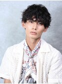 ツイストスパイラルパーマ波巻きパーマシャドウパーマメンズ