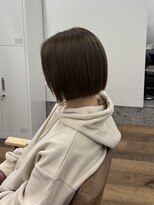 ユッカ エルア 武庫之荘南口(YUCCA elua)&nbsp;【 YUCCA 】大人可愛い20代30代40代切りっぱなしボブ/艶カラー