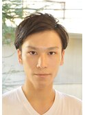 爽やかツーブロックショート
