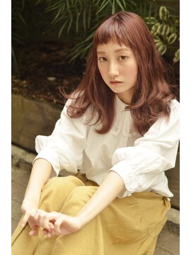 コイ(coii) ☆温かみのあるチェリーピンクなセミロング☆【coii】