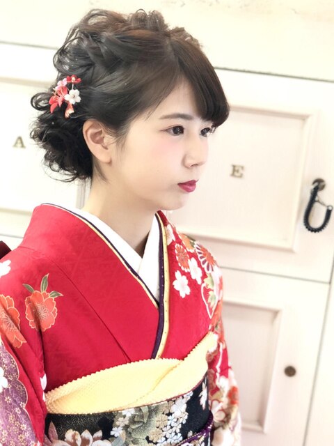 全国一位経験アリ☆振袖　袴　成人式　卒業式　ヘアアレンジ