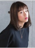 ミディアムストレート