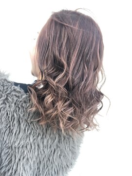 ヘアーメイク ララ(HAIR MAKE LALA) バレイアージュ　ピンクベージュ
