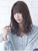 【cherie 】春髪うるふわレイヤー×ミントベージュ
