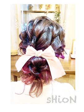 シオン(sHioN) ヘアセット