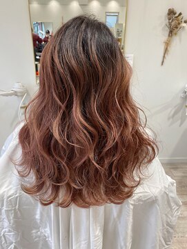 ブティック(boutique) 「お客様施術後フォト」ピンクグラデーション