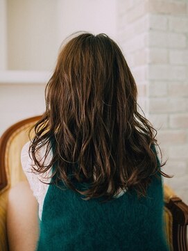 プロデュース 相模原店(Produce) ココアブラウン♪セミウェットウェーブ♪前髪