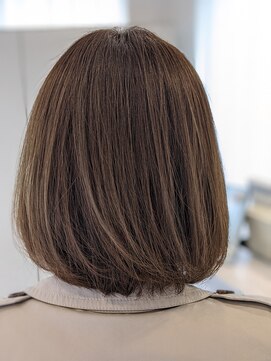 ビーエフサロン(BxF SALON) 美髪カラーのアッシュベージュ ボブ