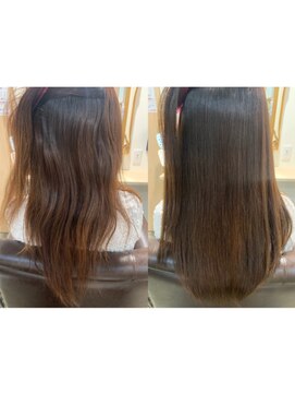 トムヘアーデザイン 楠葉店(TOM HAIR DESIGN) 艶髪/艶髪ストレート/縮毛矯正