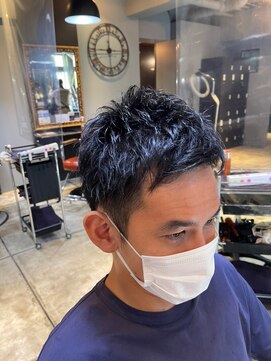 ネウィ ジャム 町田(newi JAM) 爽やかツーブロック刈り上げ束感アップバング