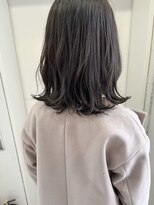 ヘアーデザイン シュシュ(hair design Chou Chou by Yone)&nbsp;☆chouchou☆暗髪グレージュ・鎖骨ライン切りっぱなしボブ