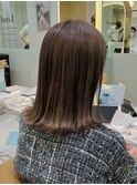 切りっぱなし肩はねボブ20代30代40代人気