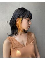 プレビア 上尾店(PREVIA) アプリコットオレンジインナーカラー☆