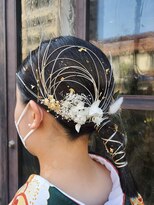 プラスティック プラスヘアーサロン(PLUSTIC +hair salon) 水引アレンジ