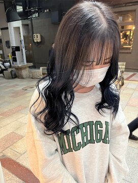 シュガー ヘアアンドネイル 仙台(SUGAR) ネイビーブルーグラデーション