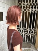 ぱっつん外ハネボブ×乾かすだけで決まるカット