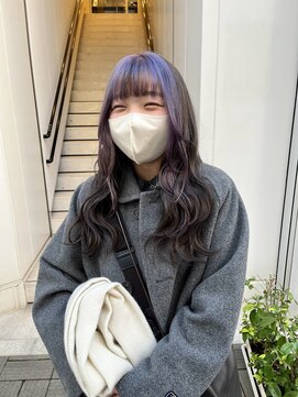 カフ(CAF) CAF FUKO/グレージュ/ラベンダー/デザインカラー/大阪/心斎橋/