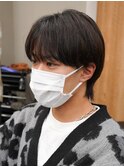 シースルーマッシュナチュラルマッシュメンズ韓国ツーブロック