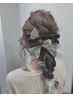 およばれヘアセット☆ライブセット 「アップスタイル・ハーフアップ」 ￥5830