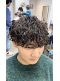 【Nishida】波巻きパーマ×刈り上げマッシュ