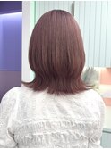 【girland】ハイトーンピンクカラー/韓国風/レイヤーカット