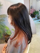 ヘアーメイク ナイス(Hair make NICE)&nbsp;インナーカラー／コーラルピンク