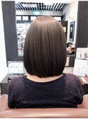 スタイリングも簡単☆ナチュラルボブ