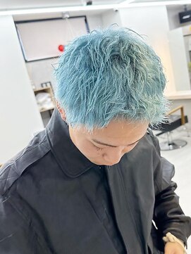 アリープパロット(ALEAP parrot) ダブルカラー/アイスブルー【ALEAP parrot/多賀】