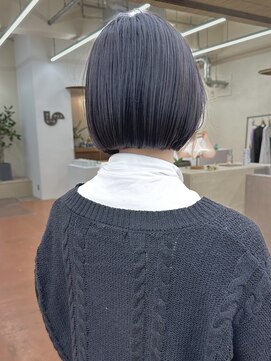 パークレーン アイス イヴェン(park lane ICI yeven) ボブ ミニボブ 切りっぱなしボブ ストレートボブ/momoka