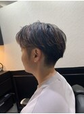 ショート/センターパート/30代/田町/床屋/理容室/ビジネスマン