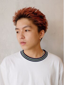 アルバム 渋谷パルコ(ALBUM) スパイキーショートカルマパーマアッシュブラック_ba472041