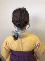 アミー 駒澤(Ammy komazawa)&nbsp;【卒業ヘア】袴に合うゆるふわ卒業式ヘア