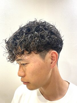 銀座マツナガ 神田店 セット時短◎前巻パーマツーブロ刈り上げ