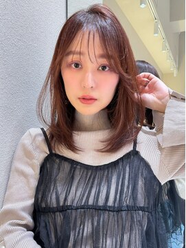 ロンド アンブル 四条烏丸(Lond ambre) イメチェンヘアスタイル/こなれミディ/レイヤー/韓国/前髪