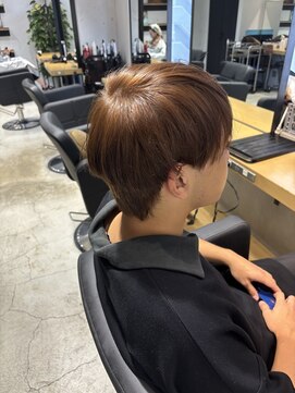 エイト 藤沢店(EIGHT fujisawa) メンズウルフ×ベージュカラー